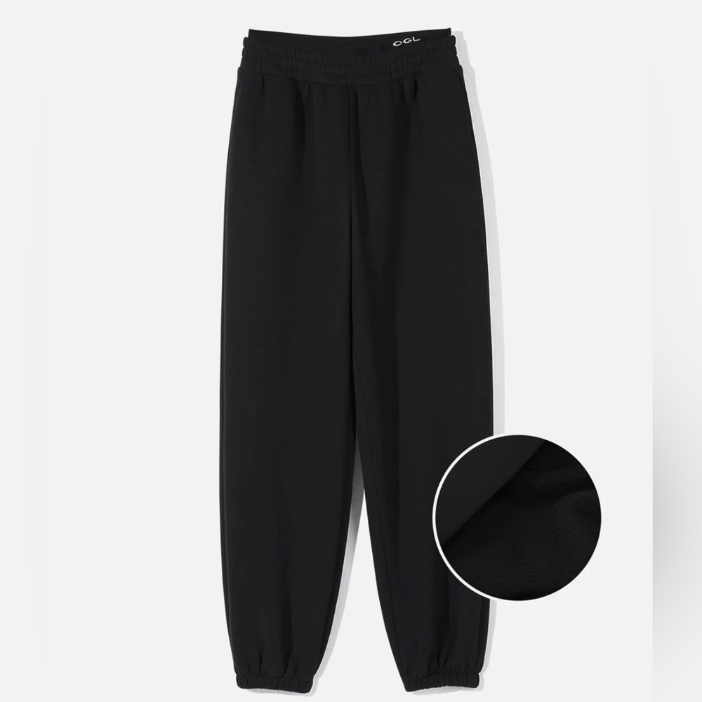 Fleece Double Waistband Joggers